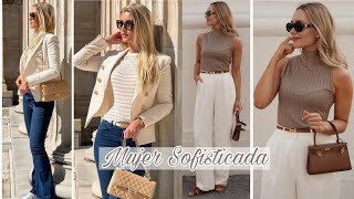 COMPRA ROPA QUE TE SIRVA Y VÍSTETE ELEGANTE MUJER SOFISTICADA DISTINGUIDA ESTILO CLÁSICO [upl. by Nashom]