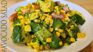 Avocado Salad Vegan Salad [upl. by Carce]