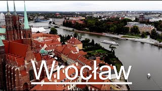 Wrocław by drone Wrocław z lotu ptaka [upl. by Poppo]