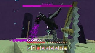 Minecraft Xbox  Quest To Kill The Ender Dragon  The Battle  Part 24 [upl. by Nohtanhoj919]