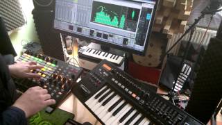 Akai Apc40 MK2 Ableton Melodic Techno Performance [upl. by Nylrahs506]