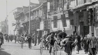 Nankin Road Shanghai 1901  China on Film  BFI National Archive [upl. by Norramic643]