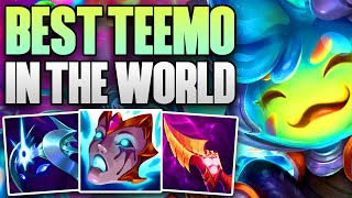 BEST TEEMO IN THE WORLD DOMINATING SEASON 14  CHALLENGER TEEMO TOP GAMEPLAY  Patch 141 S14 [upl. by Aidaas]