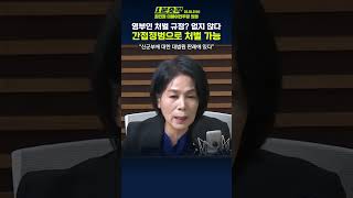 1분숏킥 최민희 “영부인 처벌 규정 없지 않아간접정범으로 처벌할 수 있다” [upl. by Fatsug]