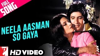 Neela Aasman So Gaya Male  Full Song  Silsila  Amitabh Bachchan  Rekha  ShivHari [upl. by Adnalohs]