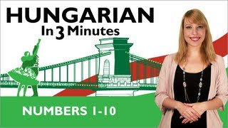 Learn Hungarian  Hungarian In Three Minutes  Numbers 110 [upl. by Kaliski345]