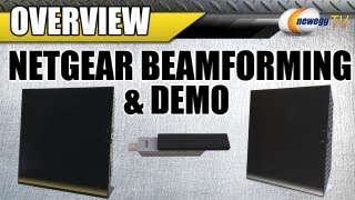 Newegg TV Netgear Beamforming amp Demo [upl. by Retloc]