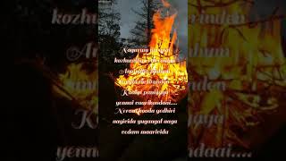 neram kuda ethiri aagivida  whatsapp status  full screen hd  lyrics video [upl. by Hawthorn945]