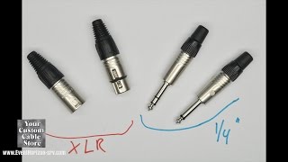 Intro to XLR and 14quot connectors [upl. by Catharina]