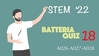 Preparazione Concorso STEM 2022  A026 A027 A028  Batteria 18  quesiti 171180 matematica [upl. by Petigny439]