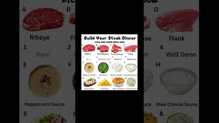 Build Your Steak DinnerPICK ONE FROM EACH ROW [upl. by Gerome]