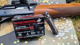 AvianX Crusher 665 Pattern Testing W Longbeard XR 3quot 134oz 5 amp Remington 1187 [upl. by Aliuqa391]