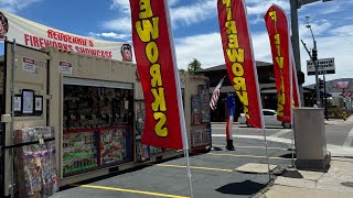 Pocatello Idaho Fireworks Stand Grand Opening 2024 [upl. by Neelia506]