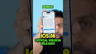 iOS 18 final version explained in 1 min shorts [upl. by Ettezoj]