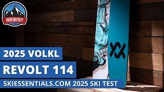 2025 Volkl Revolt 114  SkiEssentialscom Ski Test Review [upl. by Nomelihp908]