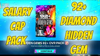 FREE 92 HIDDEN GEM  SALARY CAP PACK [upl. by Kopans]