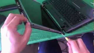 Toshiba Satellite P745 Laptop Screen Replacement Procedure [upl. by Colpin]