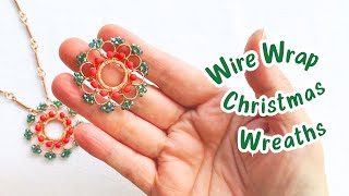 Create A Stunning Wire Wrap Wreath For Christmas [upl. by Vaughan199]