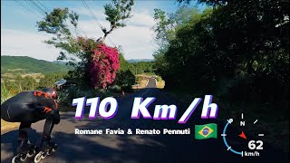 Teutonia 2022 Inline Downhill second Run 110kmh [upl. by Rukna]