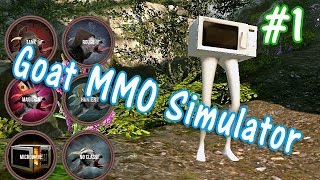 『模擬山羊 Goat MMO Simulator』1 新手微波爐 [upl. by Arihaz]