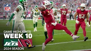 New York Jets vs Arizona Cardinals Game Highlights  NFL 2024 Season Week 10 [upl. by Hsirrap]