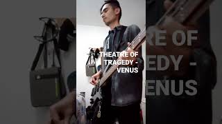 Theatre of Tragedy  Venus  bass cover doommetalcovers basscovershorts [upl. by Suirauqed]