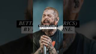 Better Now LYRICS  Post Malone music lyricvideo [upl. by Henni378]