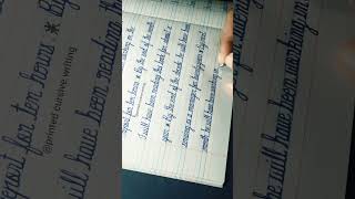 Future Perfect Continuous Tense cursivewriting cursivehandwritingenglishhandwriting [upl. by Sucramed]