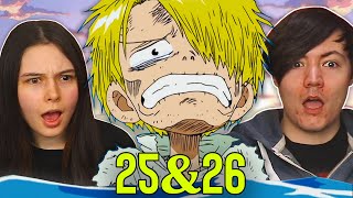 SANJIS BACKSTORY 👒 One Piece Ep 25 amp 26 REACTION amp REVIEW [upl. by Zobkiw]