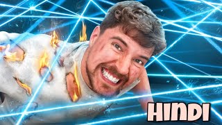 Worlds Deadliest Laser Maze Hindi Video  Mr Beast Hindi  Mrbeast in Hindi MrBeast [upl. by Xuagram]