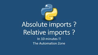 Absolute and Relative imports  Python Tutorial 28 [upl. by Leasi]