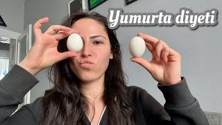 YUMURTA DİYETİ İLE 3 GÜNDE 3 KİLO VERDİM 😍🍳🥚  soru cevap [upl. by Elonore]