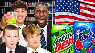 British Highschoolers try American Soft Drinks for the first time [upl. by Lyrret]