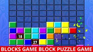 Blocks Game Block Puzzle  Big Fun Gameplay [upl. by Akimot]