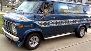 HotRodHarrys SOLD 1977 70s Custom Chevrolet Chevy Van Vanning [upl. by Fenton]