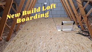 Loft boarding a new build 2021 [upl. by Eelsha290]