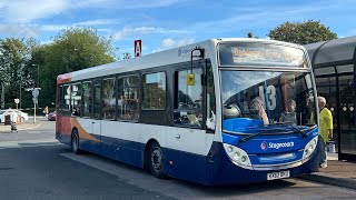 Soon To Leave Nuneaton Stagecoach Midlands 36747 KX62 BKO Route 41 From Whittleford To Nuneaton [upl. by Uaeb]