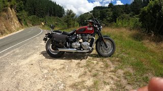 Triumph Speedmaster 2018 Review Plus Ohlins rear suspension upgrade review amp Meerkat X Pipe review [upl. by Naimad]