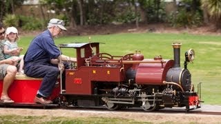 13 scale Darjeeling Himalayan Railway BClass Steam Locomotive in 725quot gauge [upl. by Yzus]