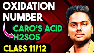 Oxidation number of CaroS acid H2SO5 [upl. by Violetta]