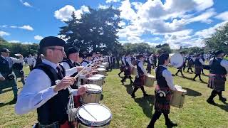 Up to the Line  Field Marshal Montgomery Pipe Band  All Ireland Championships 2024 [upl. by Adnoved]