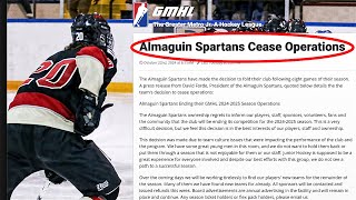 Almaguin Spartans Cease Operations [upl. by Adnuahs859]