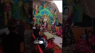 Radha Krishna dance in Jagran  Dance Radha Krishna shorts radhakrishna dance viral [upl. by Ulphia]