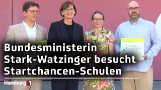 Größtes Bildungsprogramm Deutschlands Bundesministerin StarkWatzinger besucht StartchancenSchulen [upl. by Ahmed]