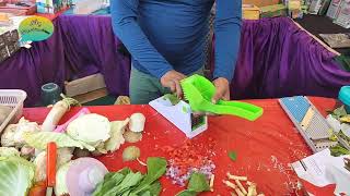 Combo Vegetable amp Fruit Chopper  Cutter  Slicer  Grater  Peeler👍 [upl. by Pernick]