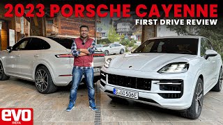 2023 Porsche Cayenne  First Drive Review  evo India [upl. by Aisset86]