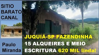 15 alqueires e meio em Juquiá por 620 mil escriturado [upl. by Trista884]