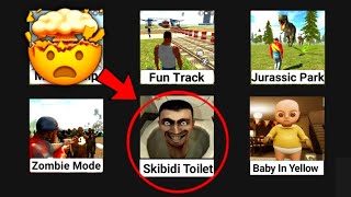 NEW UPDATE SKIBIDI TOILET MODE  INDIAN BIKES DRIVING 3D [upl. by Ogawa]