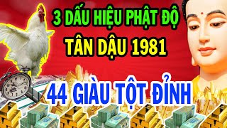 TÂN DẬU Sống Khôn Biết 3 DẤU HIỆU Này Năm 2024 Tài Lộc Thăng Hoa Tuổi 44 ĐỔI MỆNH GIÀU SANG [upl. by Gerstner]