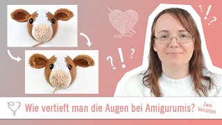 Wie vertieft man die Augen bei Amigurumis [upl. by Nylyahs291]